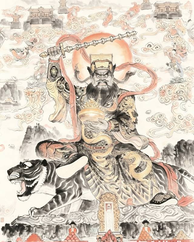 正一龙虎玄坛真君财神赵公明